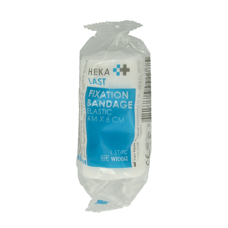 Hekalast Elastisch windsel 4m x 6cm 1 Stuks