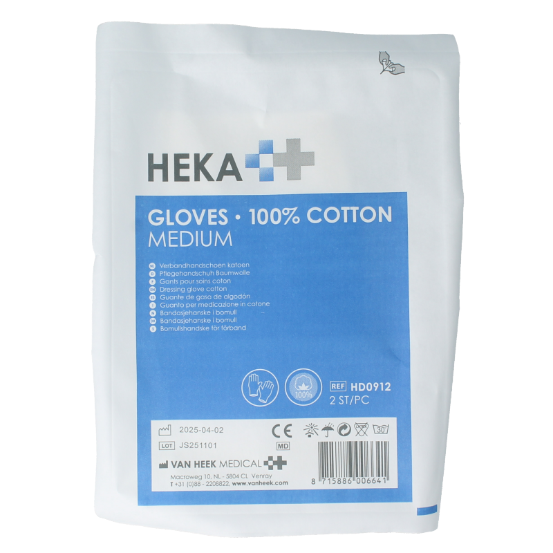 Heka Verbandhandschoen maat M 2 Stuks