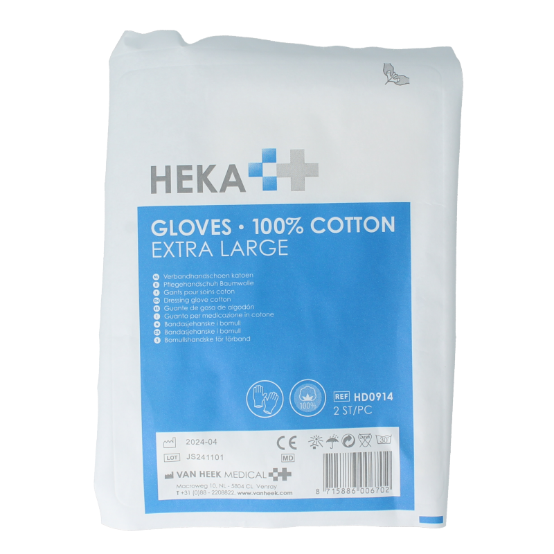Heka Verbandhandschoenen maat XL 2 Stuks