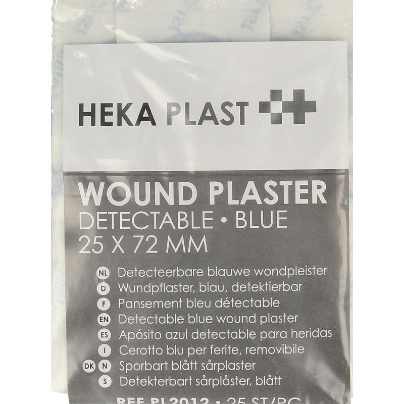 Heka Pleisters blauw 72 x 25mm 25 Stuks