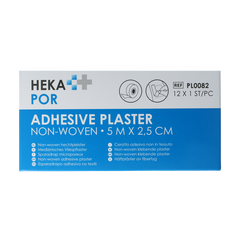 Hekapor Hechtpleister non-woven ring 5 x 2.5cm 12 Stuks