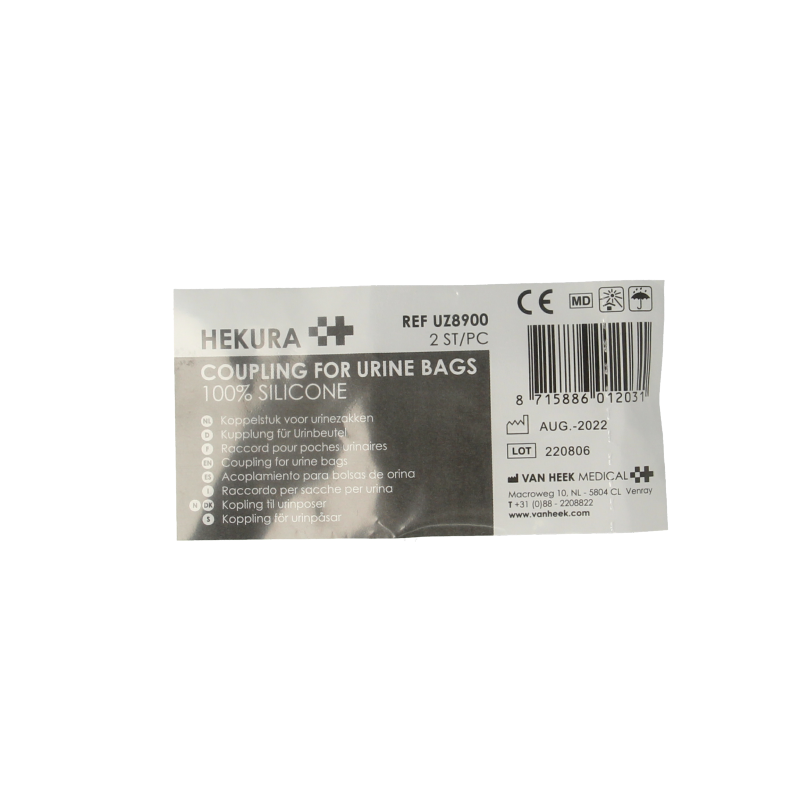 Hekura Koppelstuk urinezak 2 Stuks