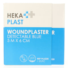 Hekaplast Dispenser 5m x 6cm detectable 1 Stuks