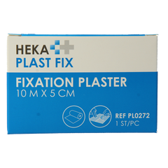 Hekaplast Fix pleister 10 x 5cm 1 Rol