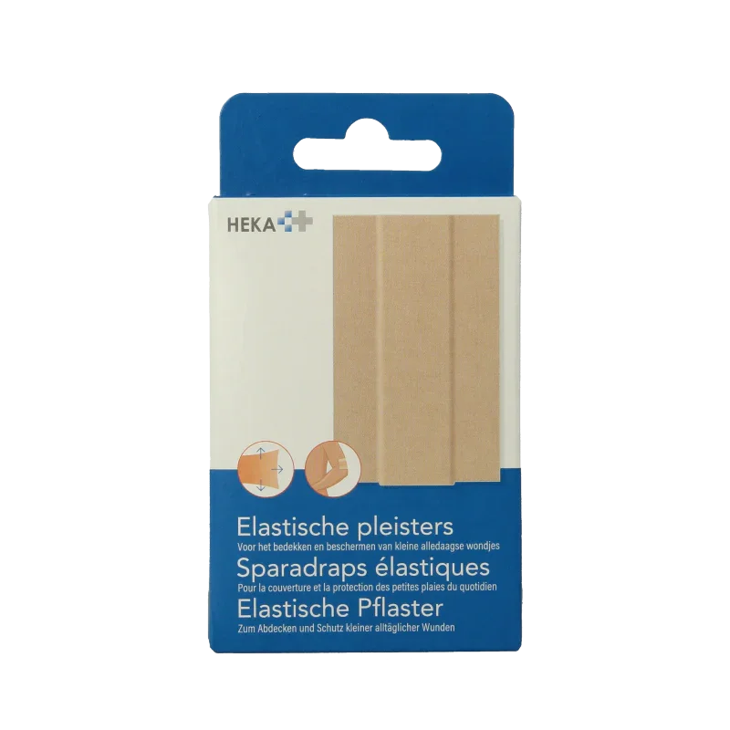 Heka Elastische pleister 10 x 6cm 10 Stuks