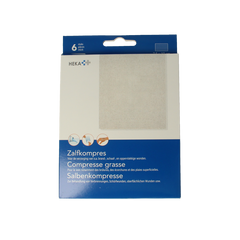 Heka Zalfkompres 7.5 x 10cm steriel 6 Stuks