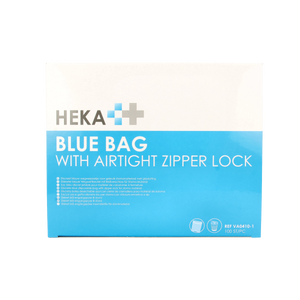 Heka Bluebag sacchetto per rifiuti stoma chiusura a grip non sterile 100 pezzi