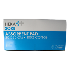 Hekasorb Absorberend verband 20x30 steriel 10 Stuks