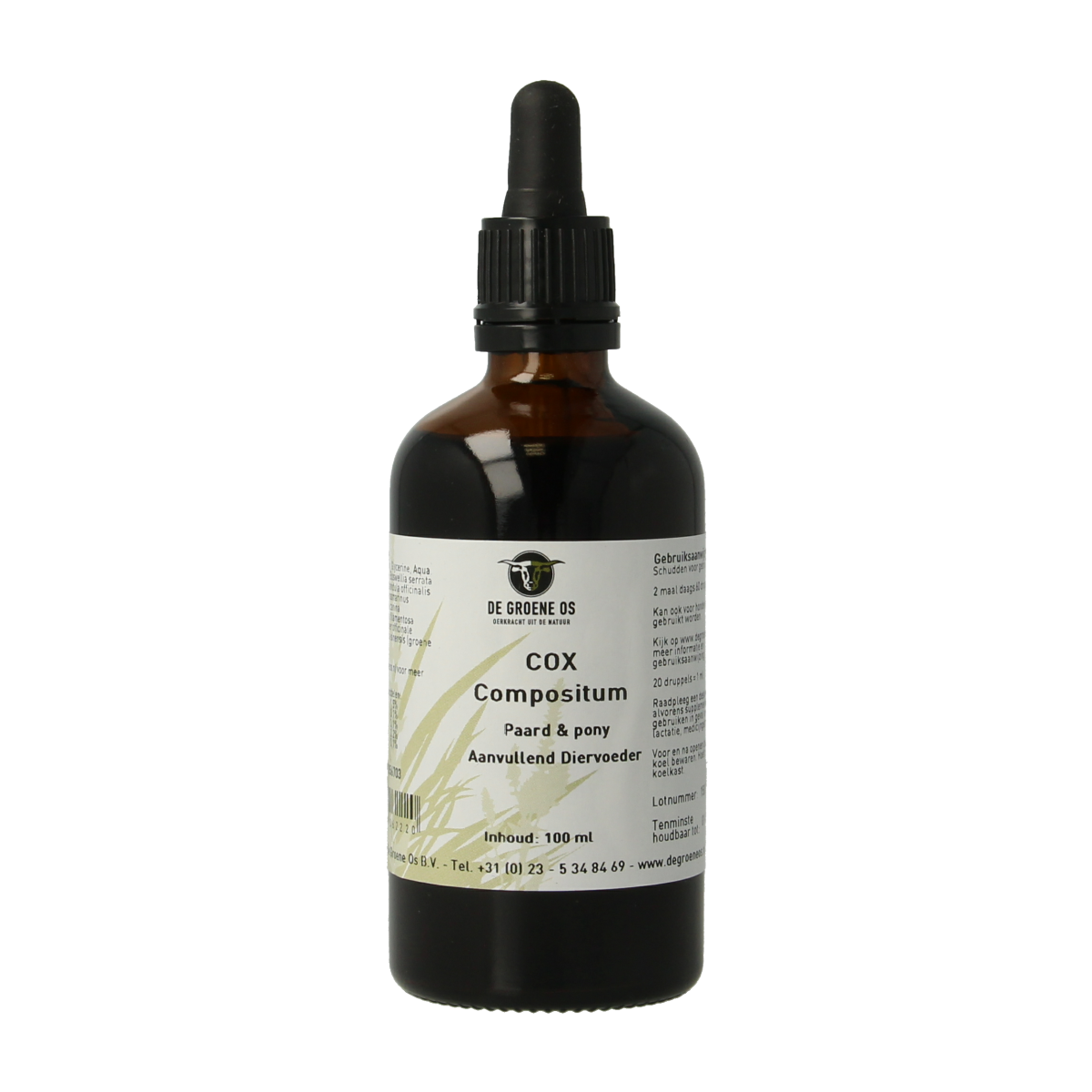 Groene Os Cox compositum paard/pony 100.00 Milliliter