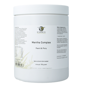 Complexe Mentha Groene Os pour cheval/poney 750 Gram