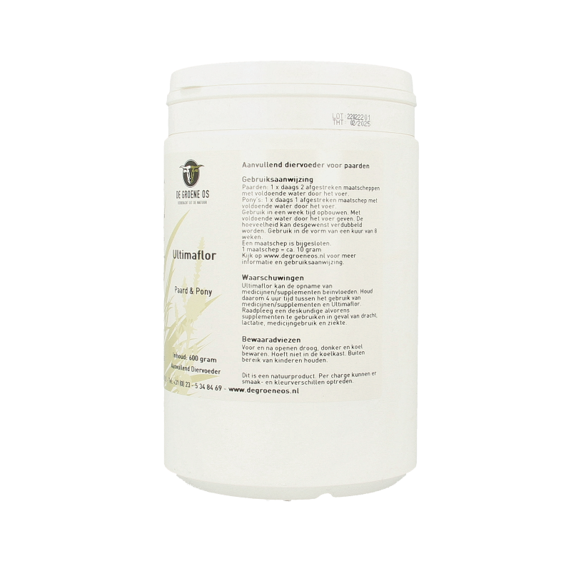 Groene Os Ultimaflor paard/pony 600 Gram