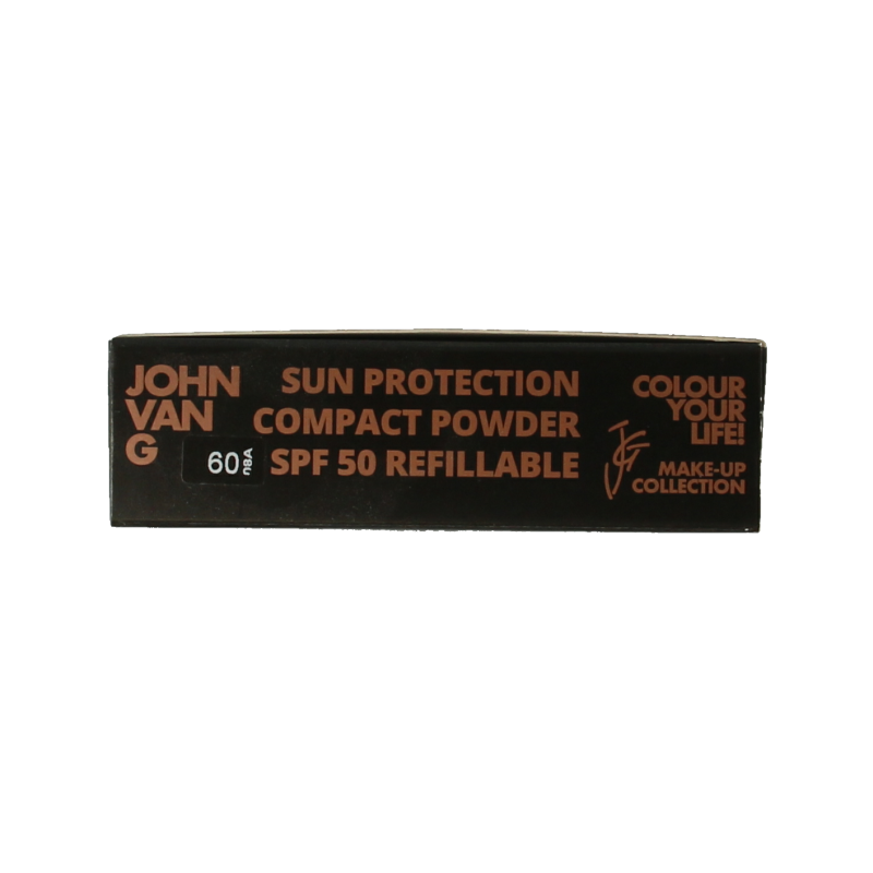 John van G Sun protection compact powder refillable 60 SPF50 1 Stuks