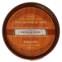 Omega & More Kokosolie extra virgin bio 500.00 Milliliter