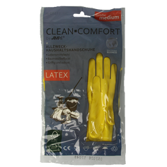 CLEAN-COMFORT Huishoudhandschoen geel maat M 1 Paar