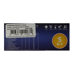 Epiderm Protect Nitriel onderzoekhandschoen poedervrij S blauw 100.00 Stuks