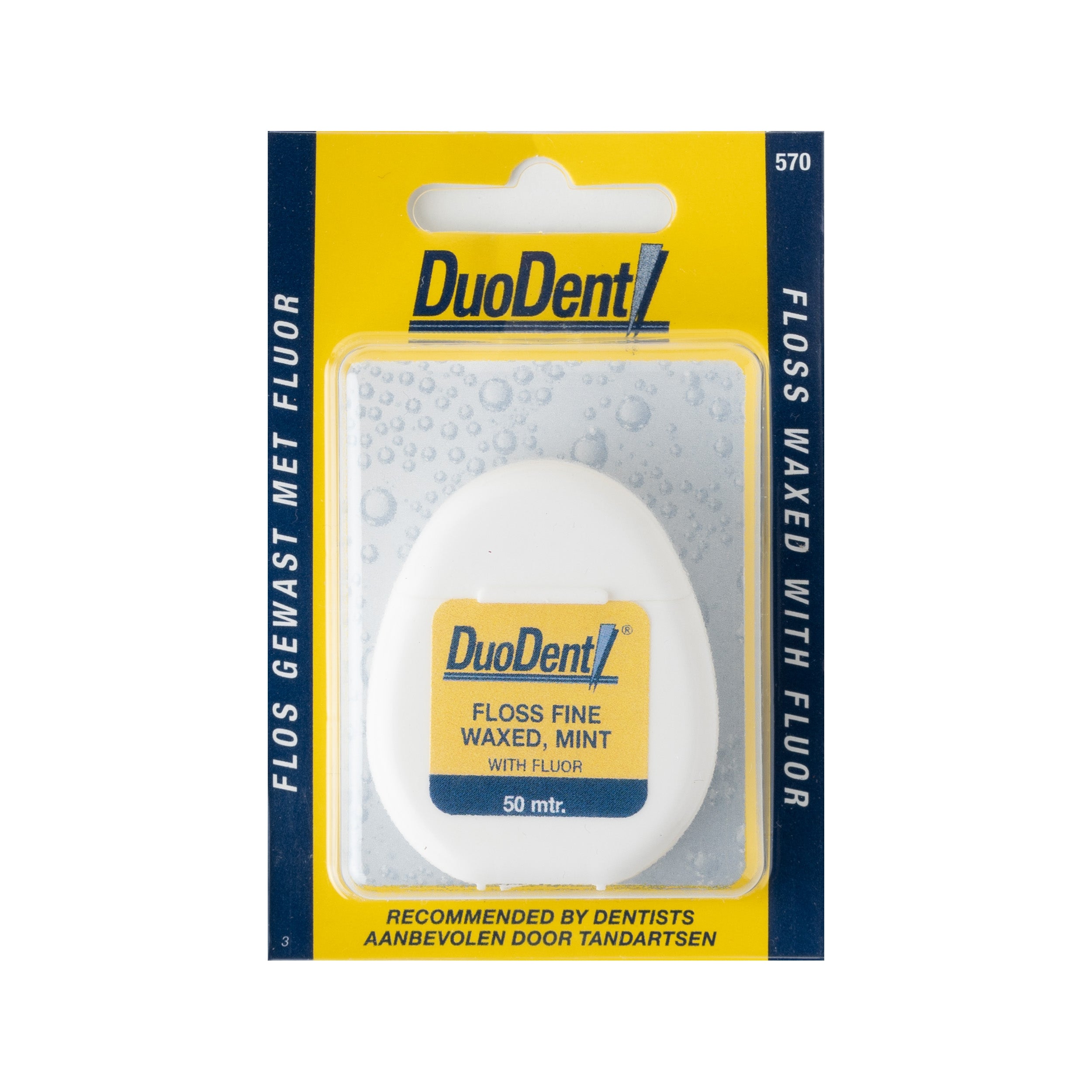 Duodent Floss fine waxed fluor 50 meter 1.00 Stuks