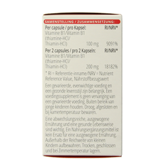 Vitals Vitamine B1 thiamine 100mg 100.00 Capsules