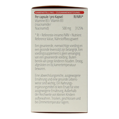 Vitals Vitamine B3 niacinamide 500mg 100.00 Capsules