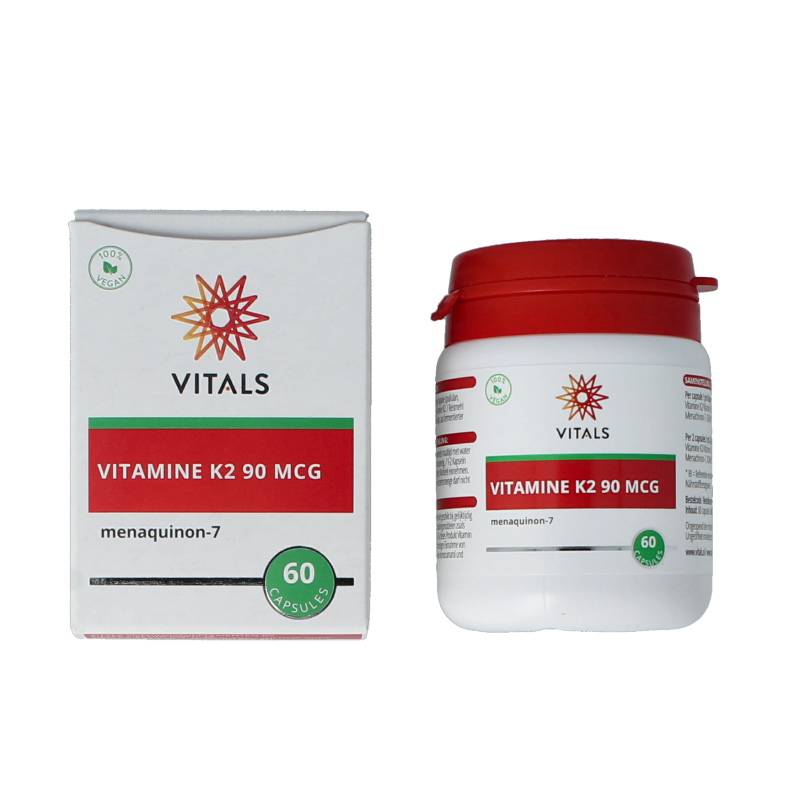 Vitals Vitamine K2 90 mcg 60 Capsules