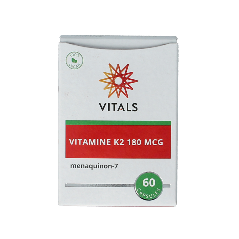 Vitals Vitamine K2 180mcg 60 Vegetarische capsules