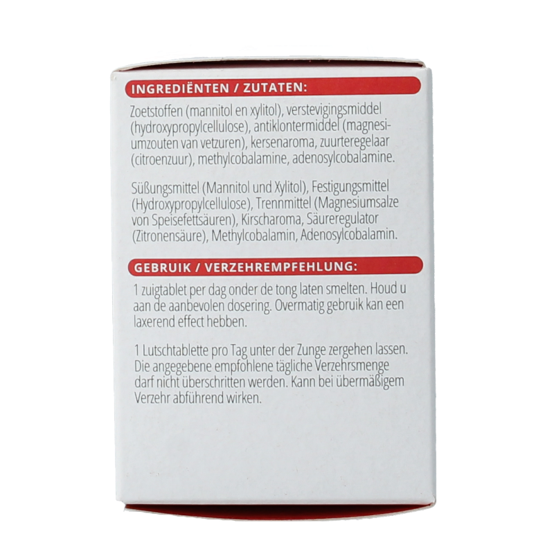 Vitals Vitamine B12 2000 mcg 100 Zuigtabletten