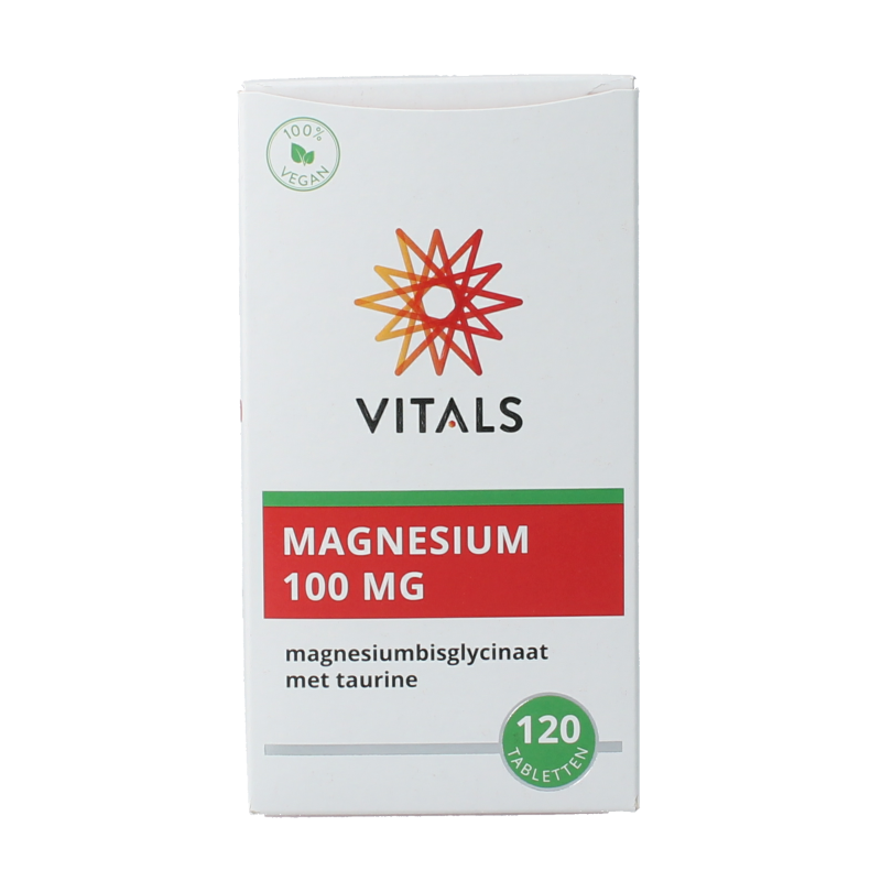 Vitals Magnesiumbisglycinaat 100 mg 120 Tabletten
