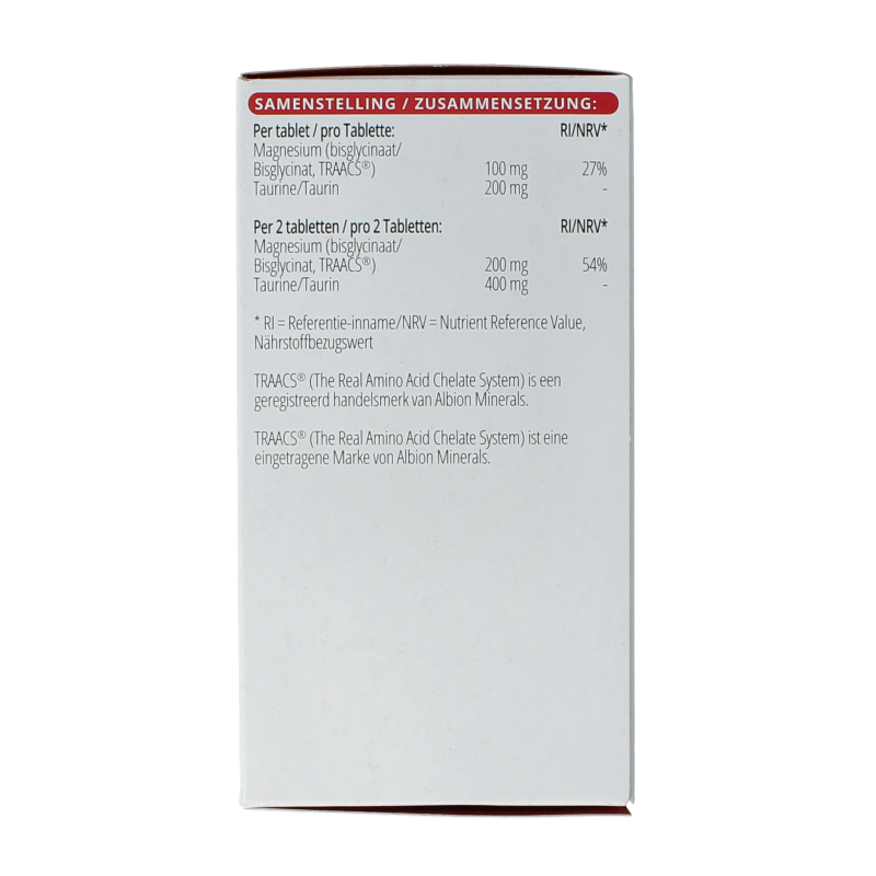 Vitals Magnesiumbisglycinaat 100 mg 120 Tabletten