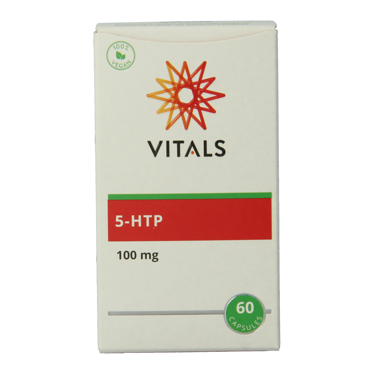 Vitals 5-HTP 100mg 60.00 Vegetarische capsules