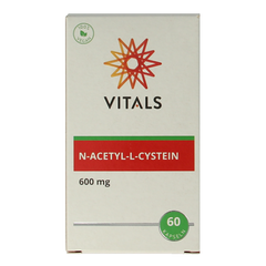 Vitals N-Acetyl-L-cysteine 600 mg 60.00 Vegetarische capsules