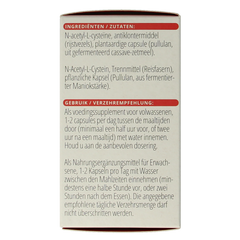 Vitals N-Acetyl-L-cysteine 600 mg 60.00 Vegetarische capsules