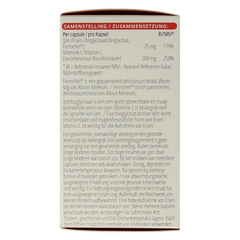 Vitals IJzer 25mg met vitamine C 100.00 Capsules