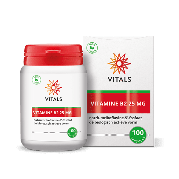 Vitals Vitamine B2 riboflavine 5 fosfaat 100 Capsules