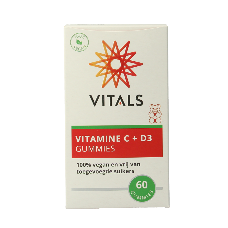 Vitals Vitamine C + D3 60 Gummies
