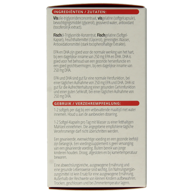 Vitals EPA/DHA Ultra pure 1000mg 60 Softgels