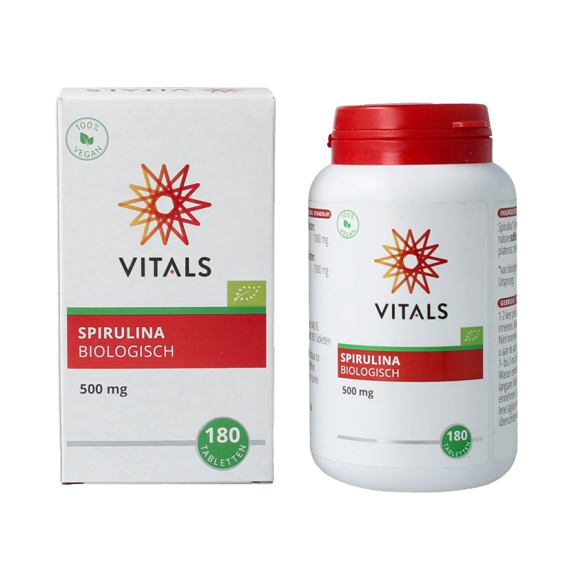 Vitals Spirulina 500mg bio 180 Tabletten