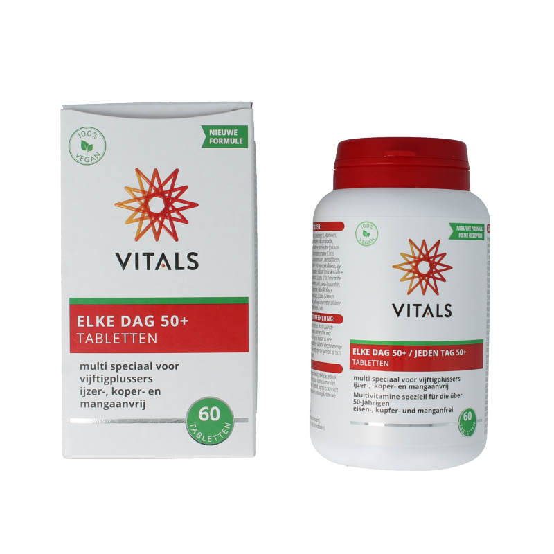 Vitals Elke dag 50+ 60 Tabletten