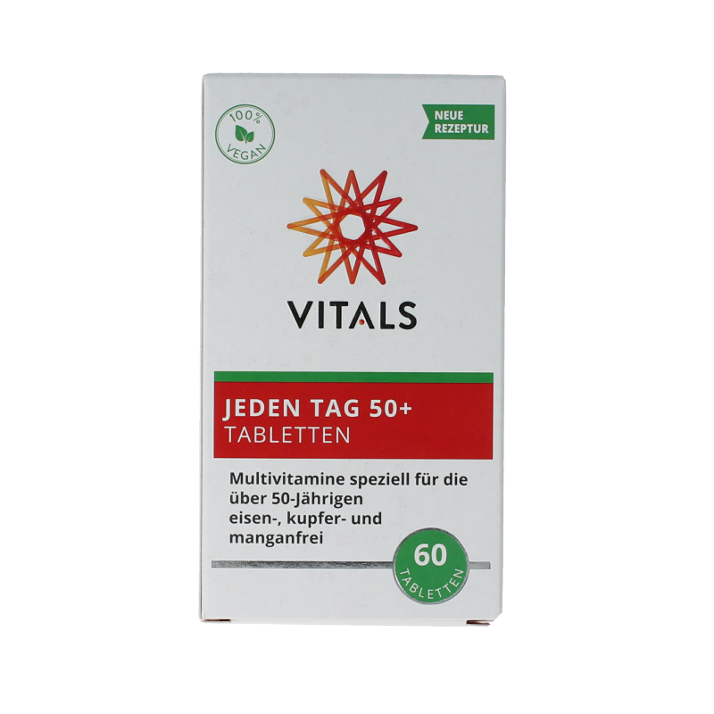 Vitals Elke dag 50+ 60 Tabletten