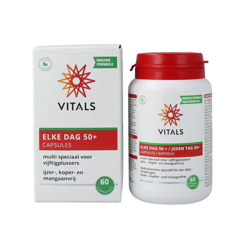 Vitals Elke dag 50+ 60 Capsules