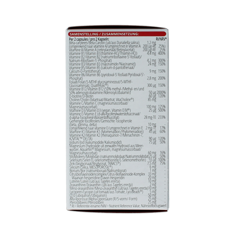 Vitals Elke dag 50+ 60 Capsules