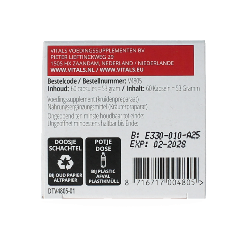 Vitals Cacaoflavanolen hf 60 Capsules