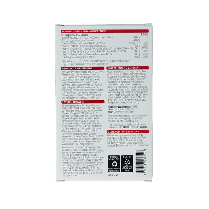 Vitals Immuunformule pro kuur 14 Capsules