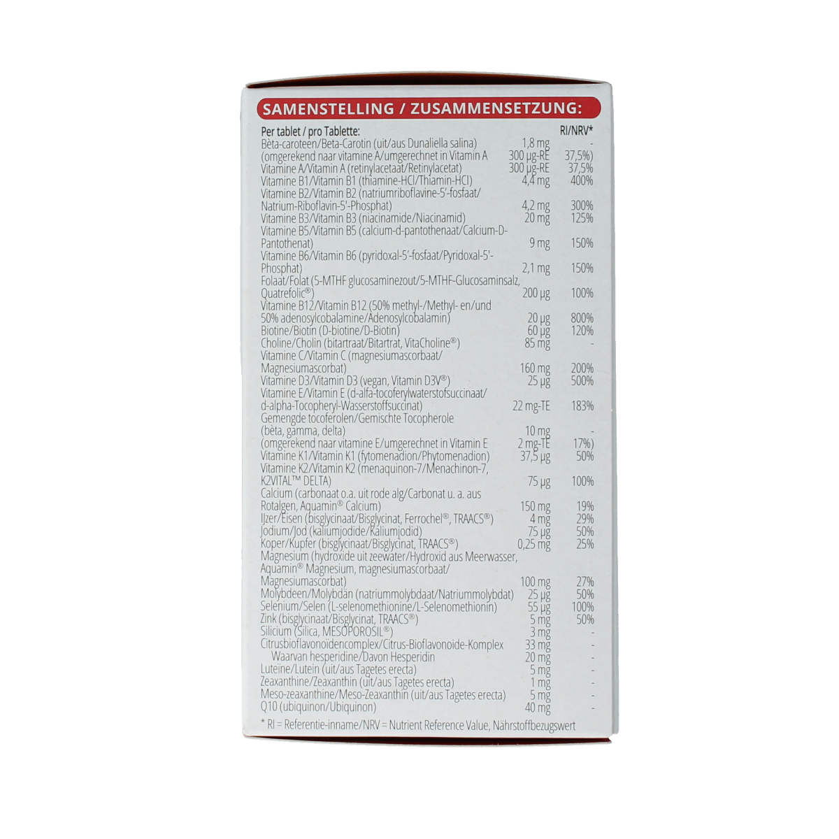 Vitals Elke Dag 90 tabletten 90.00 Tabletten