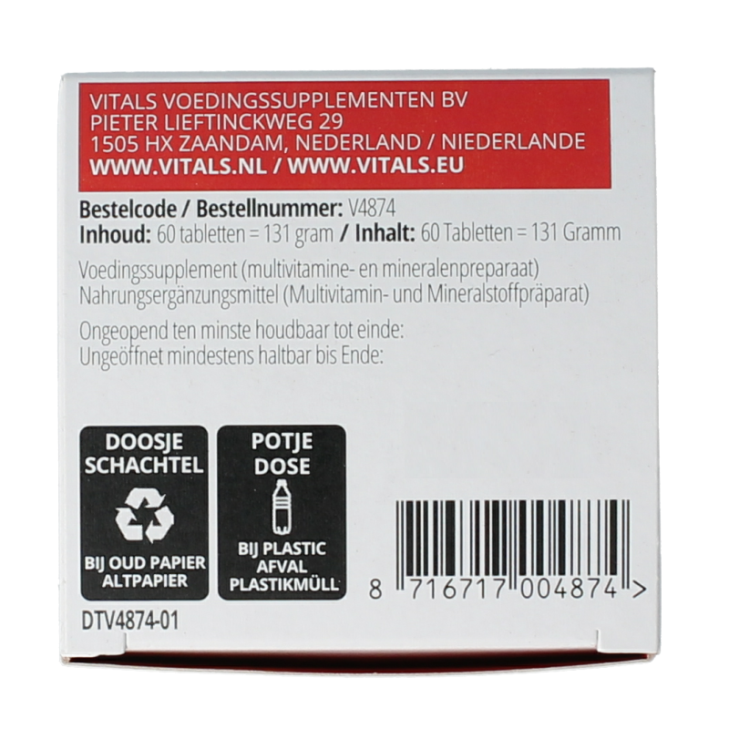 Vitals Elke dag mama 60 Tabletten