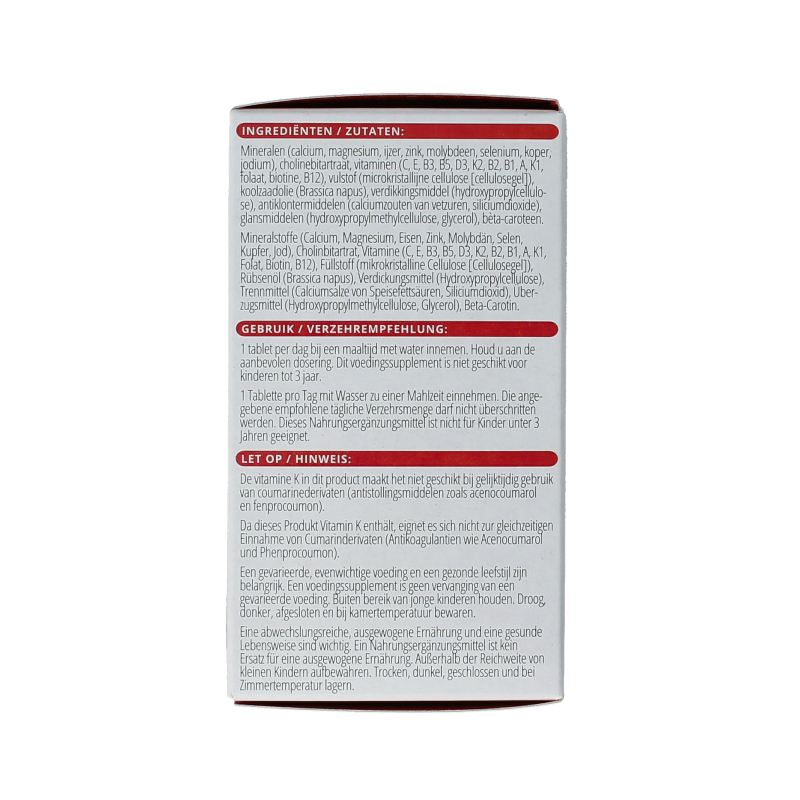 Vitals Elke dag basis 60 Tabletten