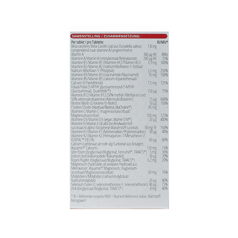 Vitals Elke dag basis 60 Tabletten