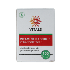 Vitals Vitamine D3 3000 ie 100.00 Softgels