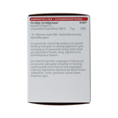 Vitals Vitamine D3 3000 ie 100.00 Softgels