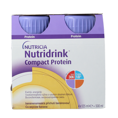 Nutricia Compact protein banaan 125 gram 4 Stuks