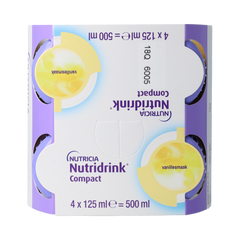 Nutridrink Compact vanille 125ml 4.00 Stuks