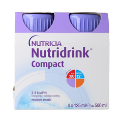 Nutridrink Compact neutraal 4 X 125ML 4.00 Stuks
